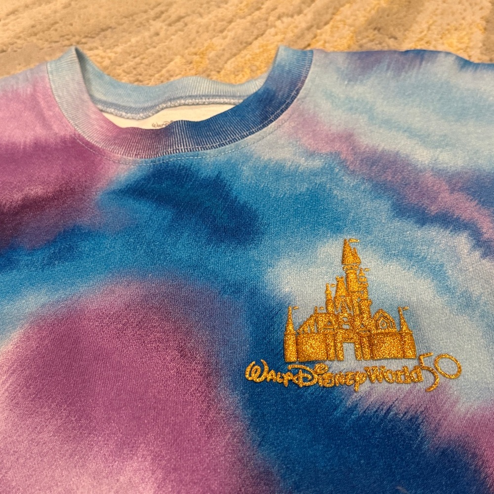 Walt Disney World 50th Anniversary size S Grand Finale Spirit jersey EUC - Picture 6 of 11
